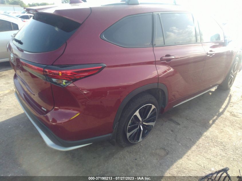 2022 TOYOTA HIGHLANDER XSE - 5TDLZRAH8NS132827