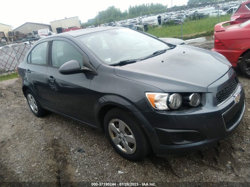 2013 CHEVROLET SONIC LS - 1G1JB5SH9D4149576