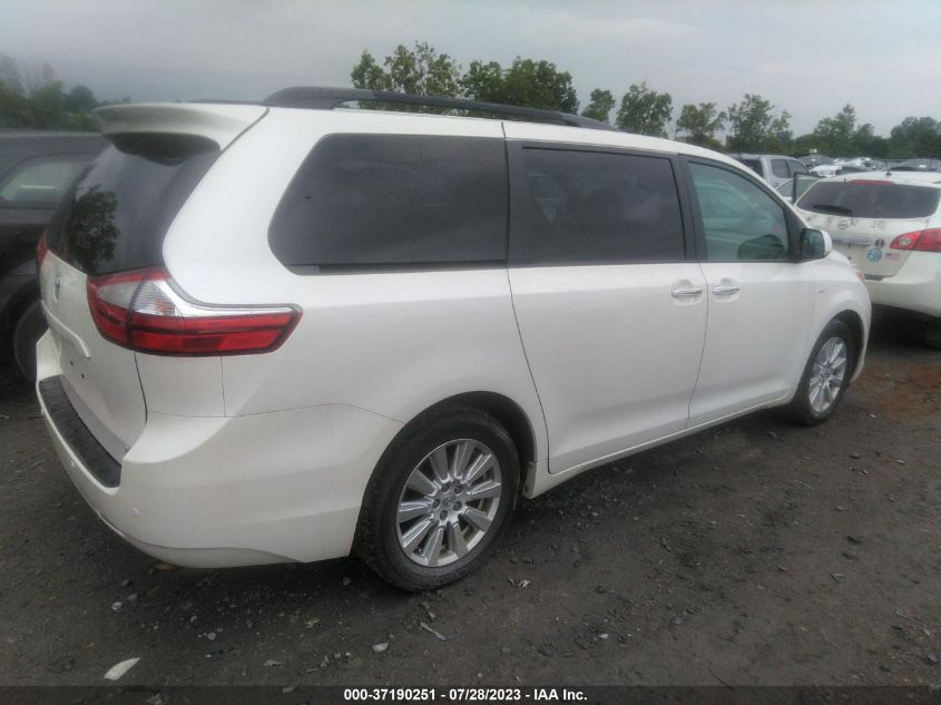 2017 TOYOTA SIENNA XLE - 5TDDZ3DC1HS156585