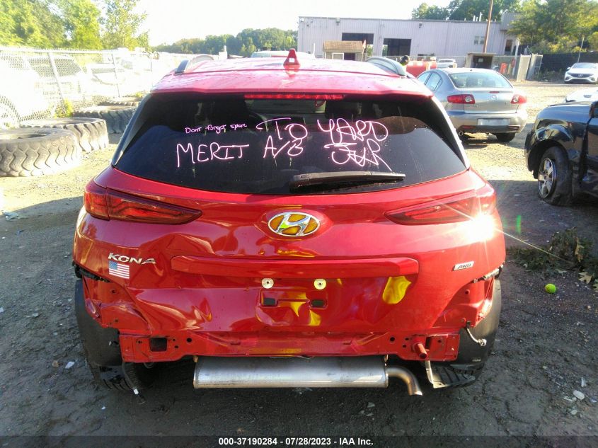 2019 HYUNDAI KONA SEL - KM8K6CAA5KU325444