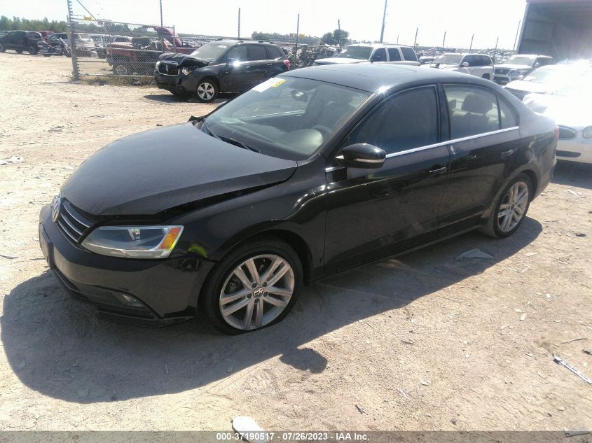 2015 VOLKSWAGEN JETTA SEDAN 2.0L TDI SEL - 3VWLA7AJ0FM241098