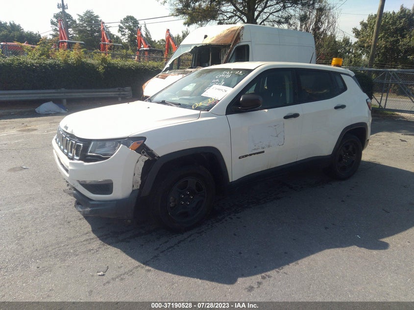 VIN 3C4NJCAB8JT151709 2018 JEEP COMPASS SPORT