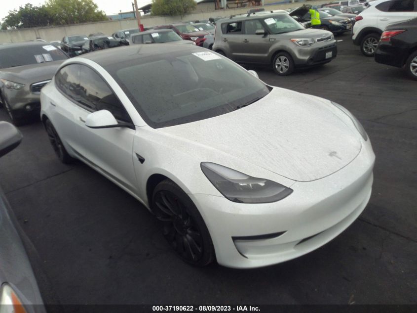 2021 TESLA MODEL 3 PERFORMANCE - 5YJ3E1EC1MF988601