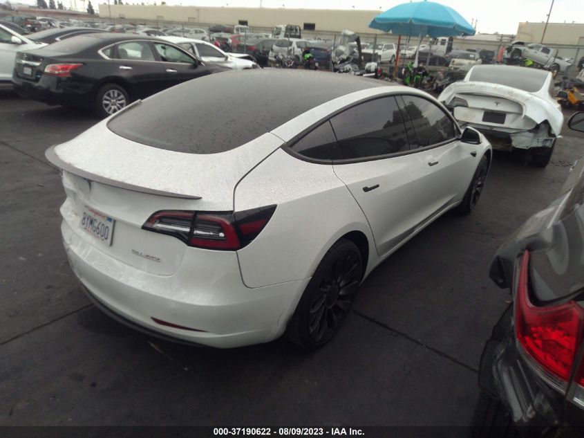 2021 TESLA MODEL 3 PERFORMANCE - 5YJ3E1EC1MF988601