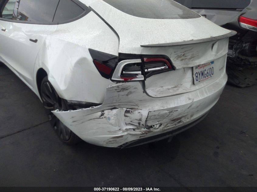 2021 TESLA MODEL 3 PERFORMANCE - 5YJ3E1EC1MF988601