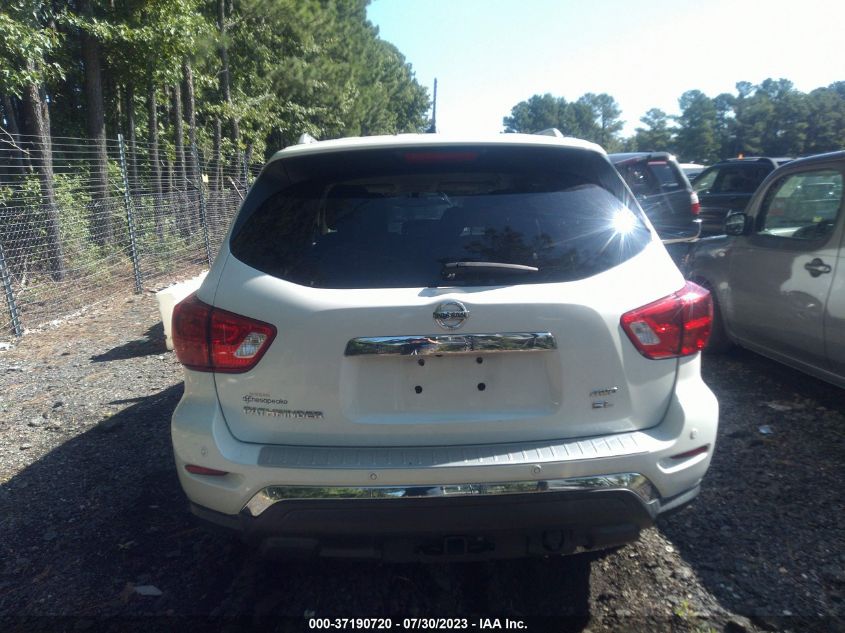2017 NISSAN PATHFINDER SL - 5N1DR2MM6HC625251