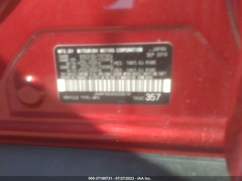 2017 MITSUBISHI OUTLANDER SPORT 2.0 - JA4AP3AU0HZ006191