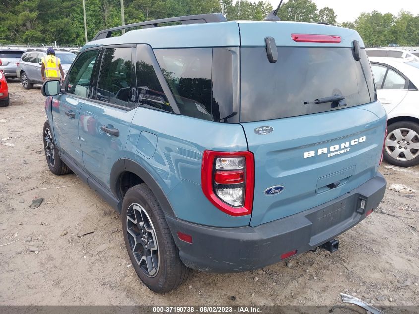 2021 FORD BRONCO SPORT BIG BEND - 3FMCR9B64MRA12176