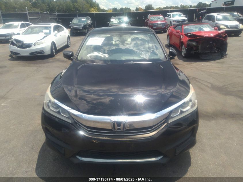 2016 HONDA ACCORD SEDAN LX - 1HGCR2F34GA122396