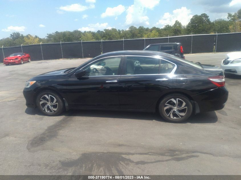 2016 HONDA ACCORD SEDAN LX - 1HGCR2F34GA122396