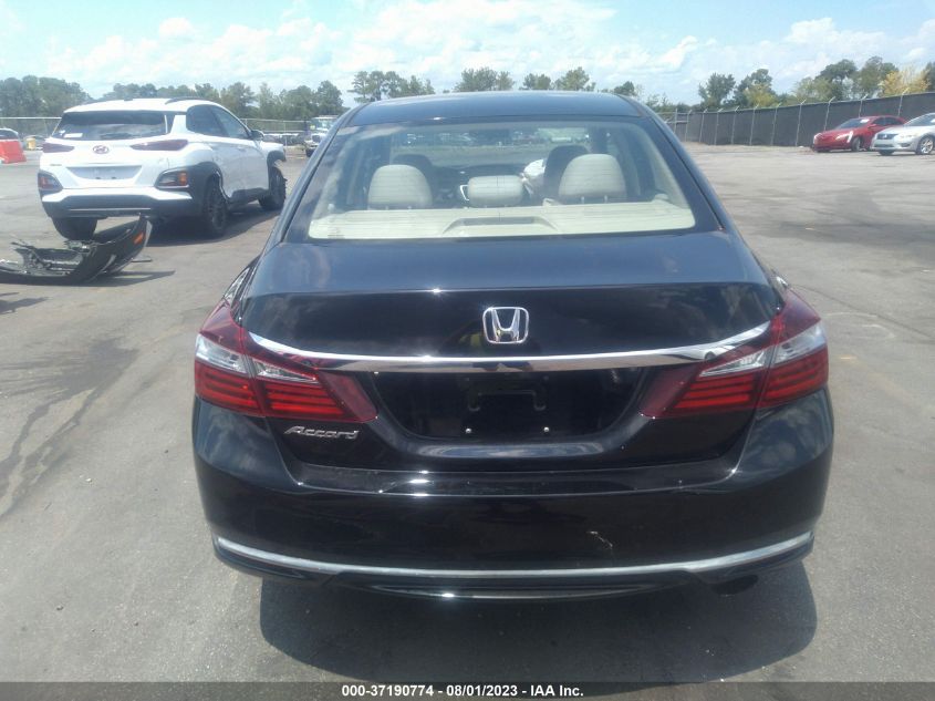 2016 HONDA ACCORD SEDAN LX - 1HGCR2F34GA122396