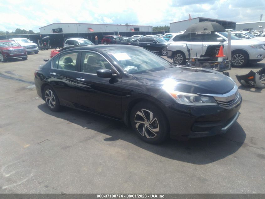 2016 HONDA ACCORD SEDAN LX - 1HGCR2F34GA122396
