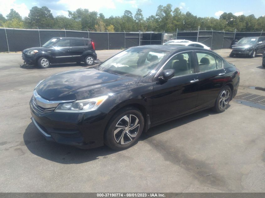2016 HONDA ACCORD SEDAN LX - 1HGCR2F34GA122396