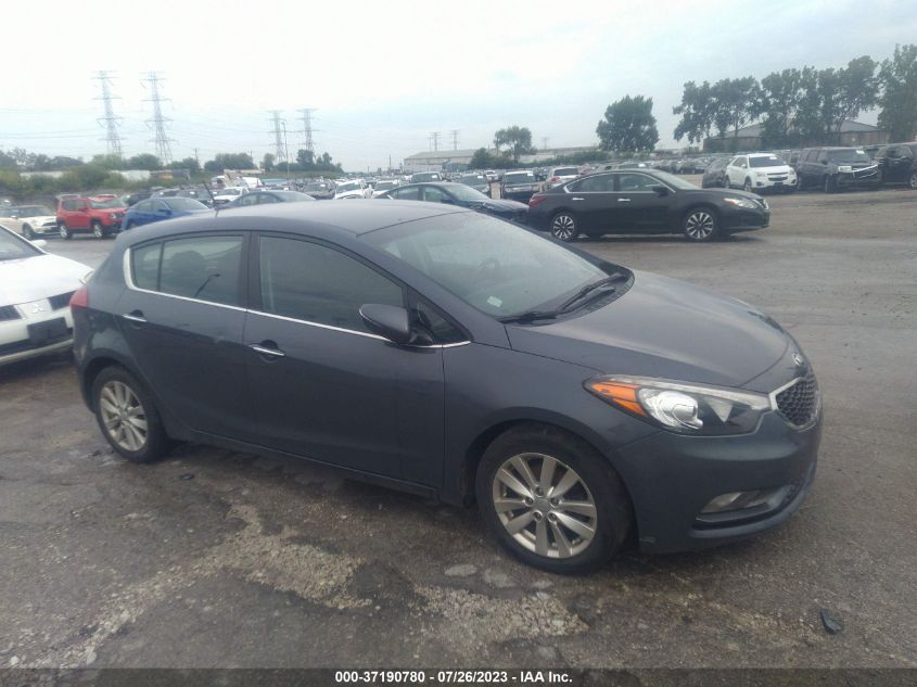 2014 KIA FORTE 5-DOOR EX - KNAFX5A83E5195588