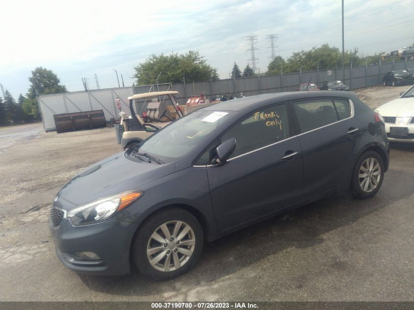 2014 KIA FORTE 5-DOOR EX - KNAFX5A83E5195588
