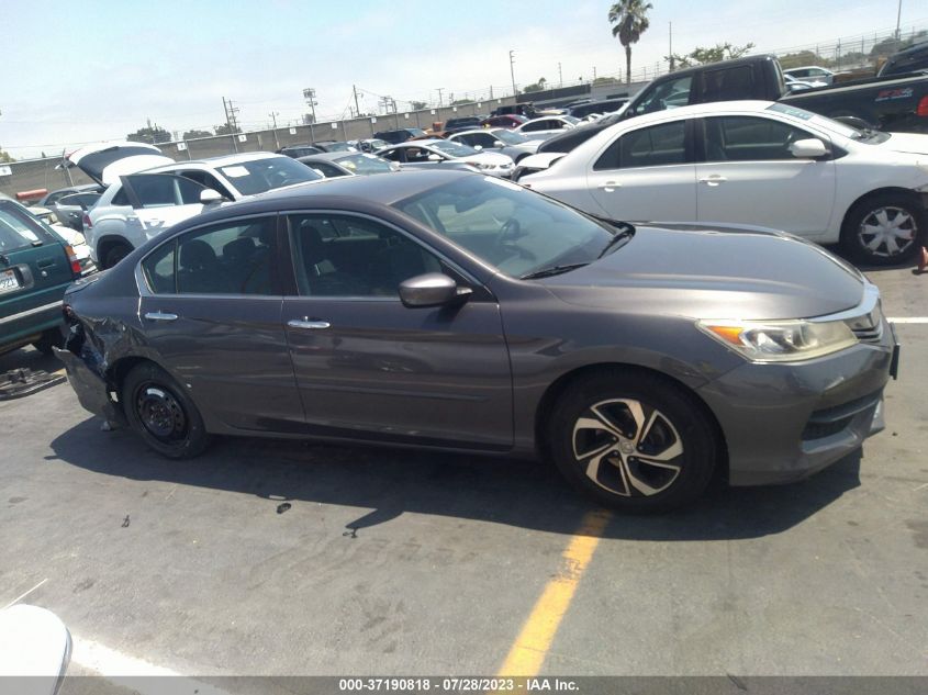 2016 HONDA ACCORD SEDAN LX - 1HGCR2F33GA064328