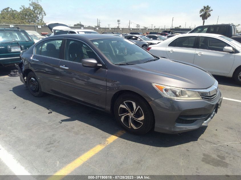 2016 HONDA ACCORD SEDAN LX - 1HGCR2F33GA064328