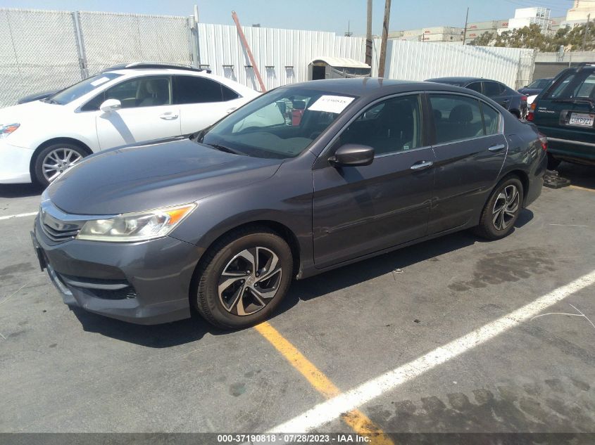 2016 HONDA ACCORD SEDAN LX - 1HGCR2F33GA064328