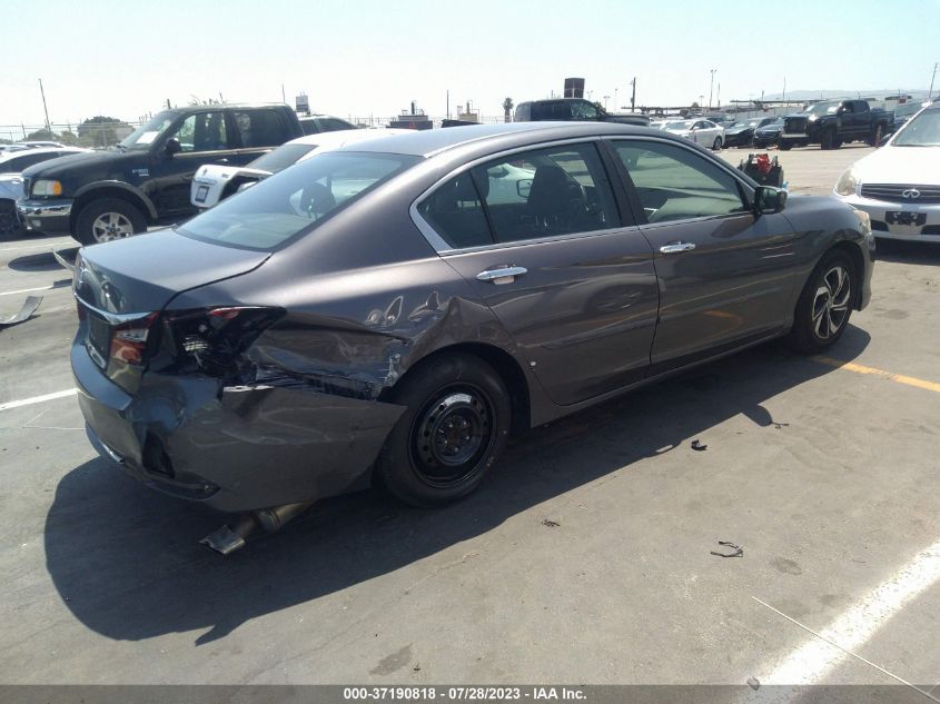 2016 HONDA ACCORD SEDAN LX - 1HGCR2F33GA064328
