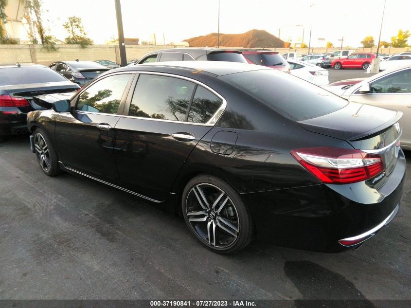 2016 HONDA ACCORD SEDAN SPORT - 1HGCR2F54GA187640