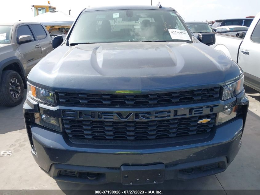 2021 CHEVROLET SILVERADO 1500 CUSTOM - 1GCPWBEK8MZ380502