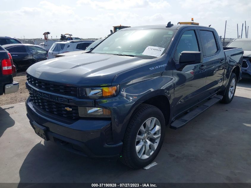 2021 CHEVROLET SILVERADO 1500 CUSTOM - 1GCPWBEK8MZ380502