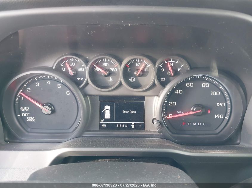2021 CHEVROLET SILVERADO 1500 CUSTOM - 1GCPWBEK8MZ380502