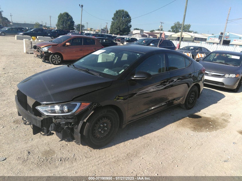 VIN 5NPD74LF4JH359604 2018 HYUNDAI ELANTRA SE