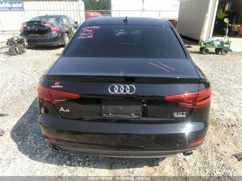 2017 AUDI A4 PREMIUM - WAUANAF46HN006225