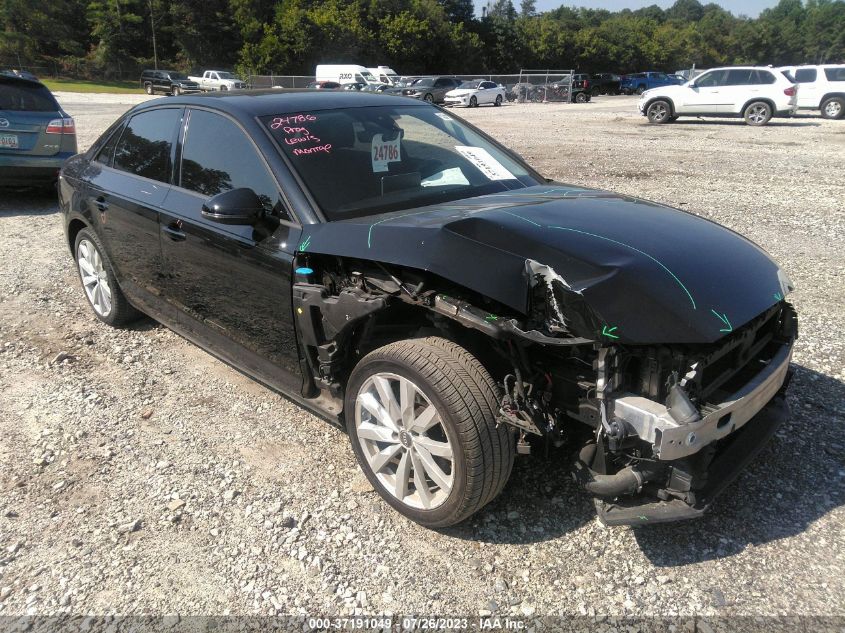 2017 AUDI A4 PREMIUM - WAUANAF46HN006225