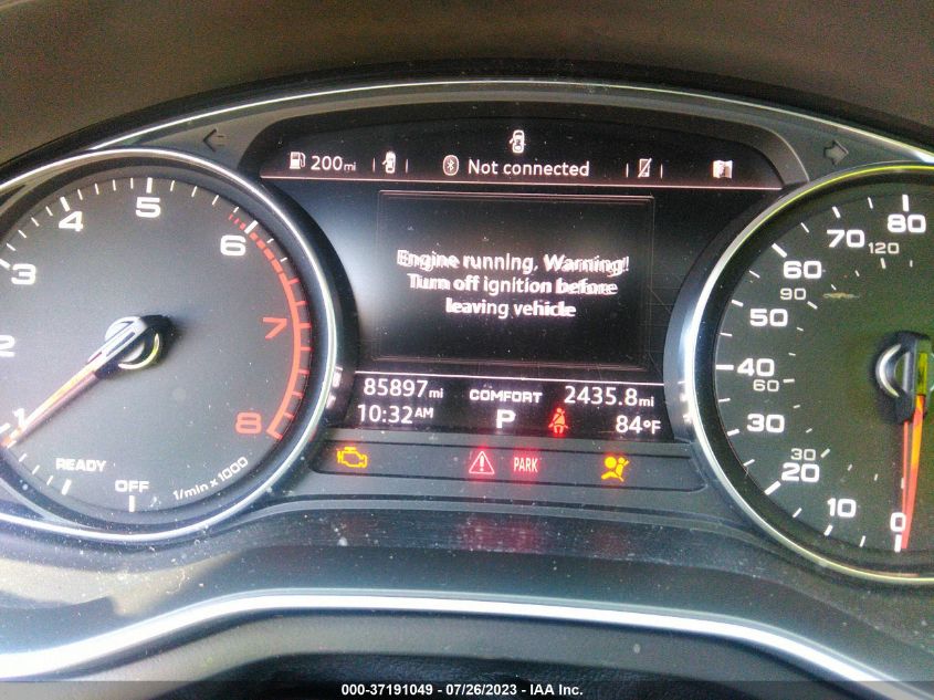 2017 AUDI A4 PREMIUM - WAUANAF46HN006225