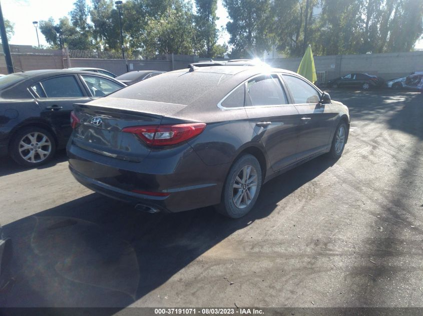 2016 HYUNDAI SONATA 2.4L SE - 5NPE24AF8GH322442