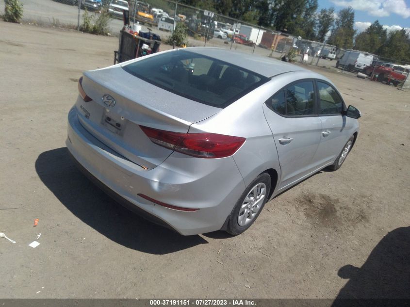 2018 HYUNDAI ELANTRA SE - 5NPD74LF1JH333090