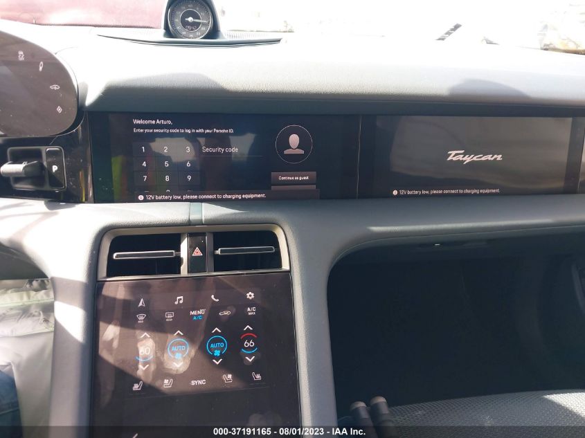 2020 PORSCHE TAYCAN TURBO - WP0AC2Y13LSA71810