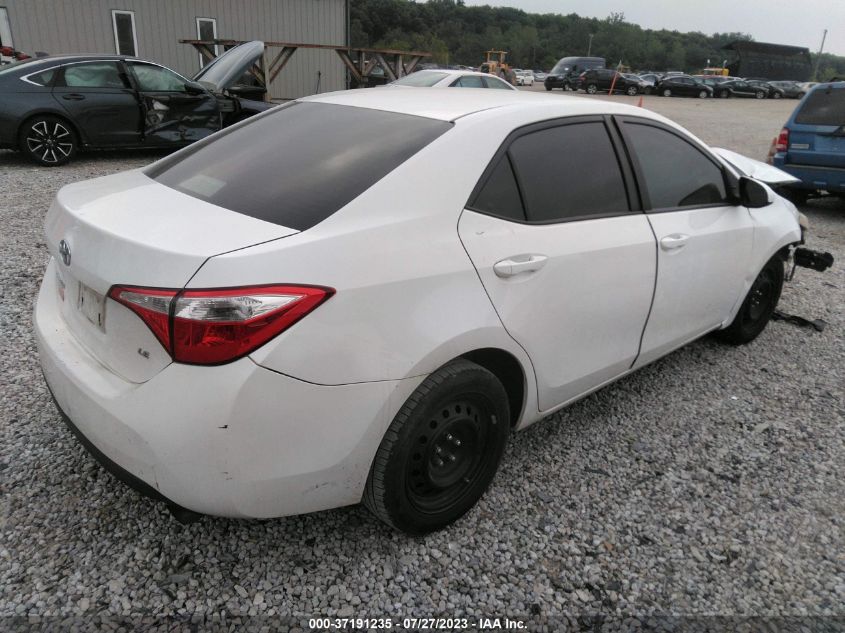 2014 TOYOTA COROLLA L/LE/S/S PLUS/LE PLUS - 2T1BURHE9EC022755