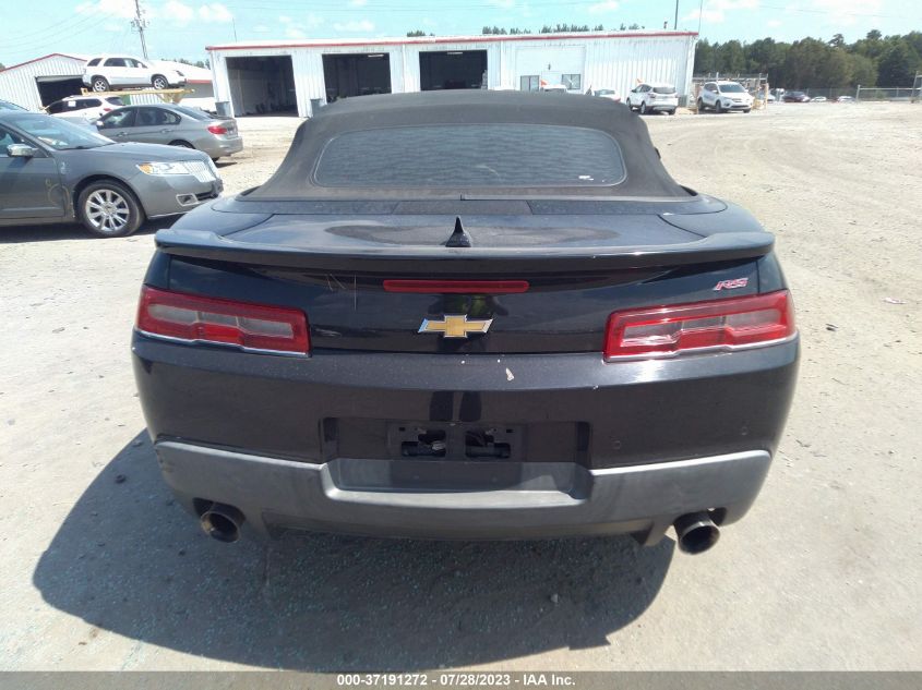 2014 CHEVROLET CAMARO LT - 2G1FB3D39E9238820