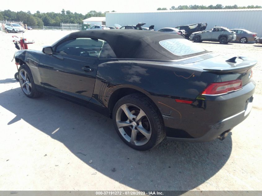 2014 CHEVROLET CAMARO LT - 2G1FB3D39E9238820