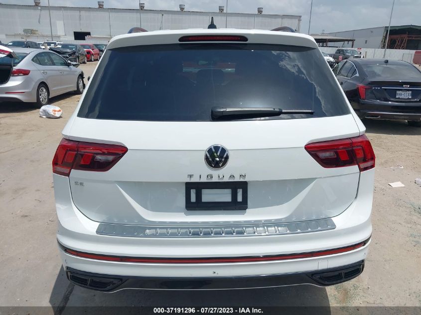 2022 VOLKSWAGEN TIGUAN SE R-LINE BLACK - 3VVCB7AX1NM110010