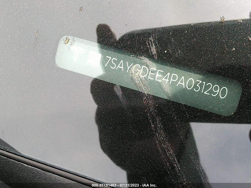 2023 TESLA MODEL Y - 7SAYGDEE4PA031290