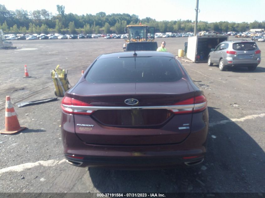 2017 FORD FUSION SE - 3FA6P0T98HR266383