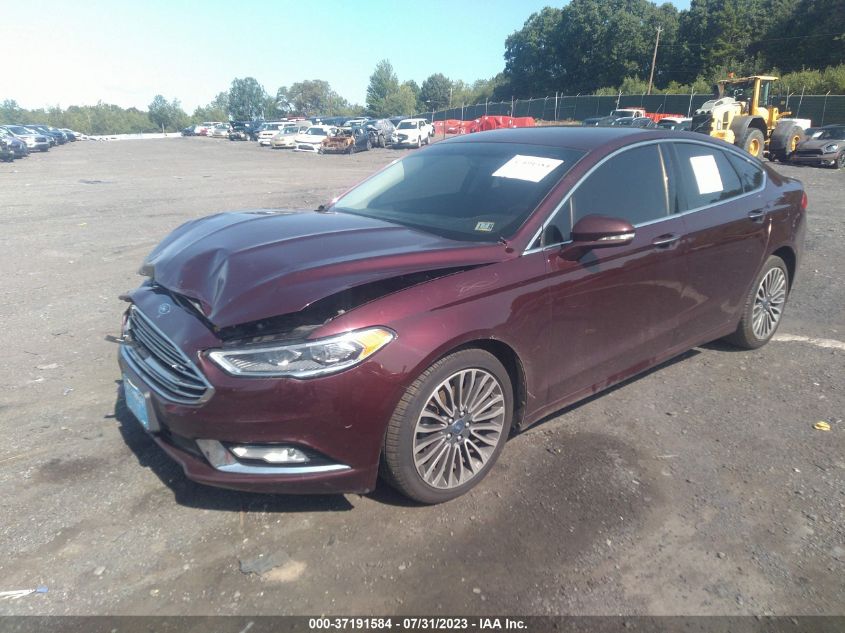 2017 FORD FUSION SE - 3FA6P0T98HR266383