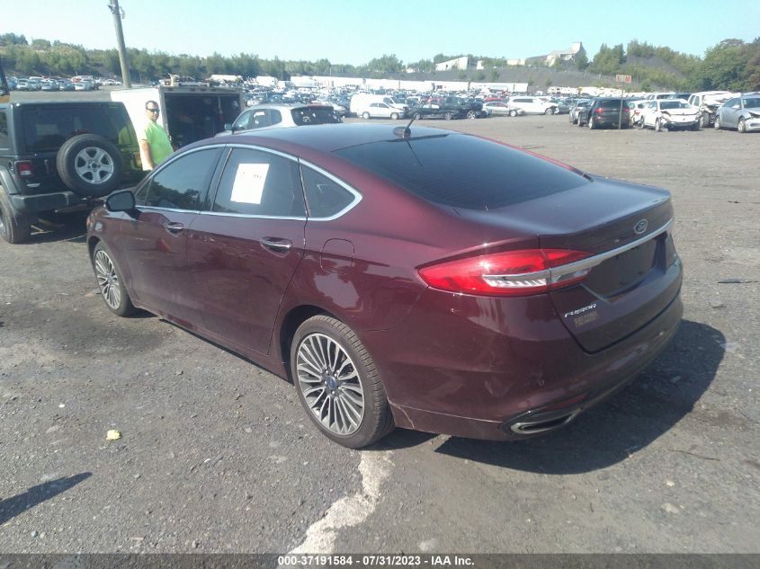 2017 FORD FUSION SE - 3FA6P0T98HR266383