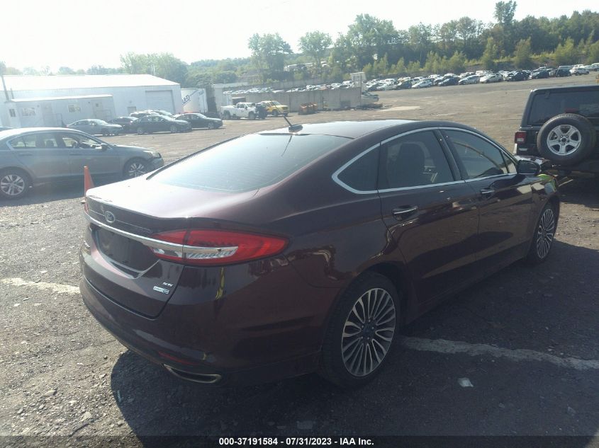 2017 FORD FUSION SE - 3FA6P0T98HR266383