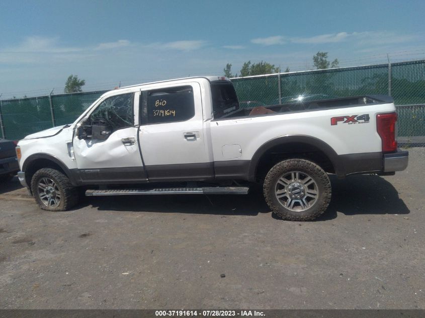 2017 FORD SUPER DUTY F-250 SRW LARIAT/PLATINUM - 1FT7W2BT7HED76225