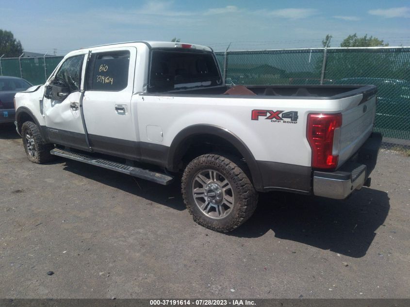 2017 FORD SUPER DUTY F-250 SRW LARIAT/PLATINUM - 1FT7W2BT7HED76225