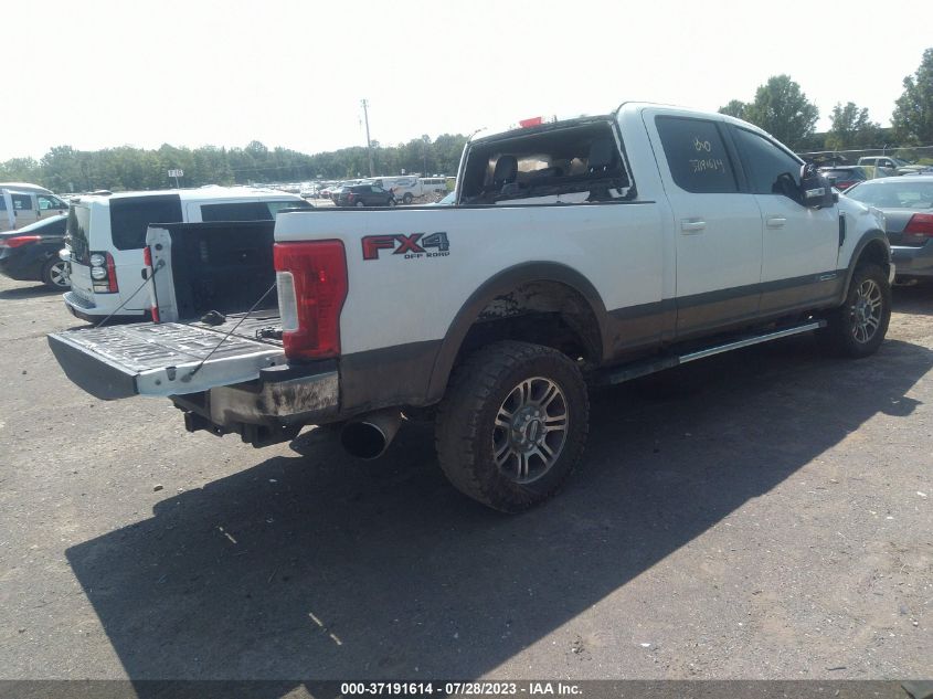 2017 FORD SUPER DUTY F-250 SRW LARIAT/PLATINUM - 1FT7W2BT7HED76225