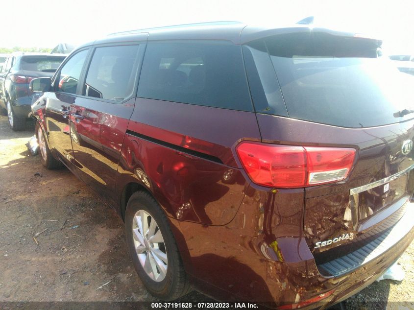 2016 KIA SEDONA LX - KNDMB5C17G6144729
