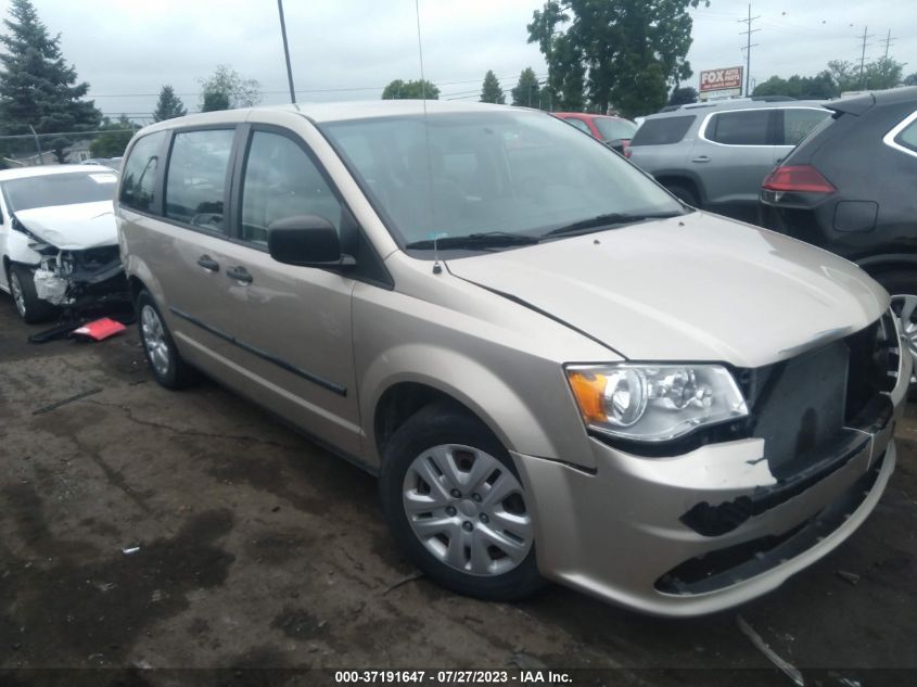 2014 DODGE GRAND CARAVAN AMERICAN VALUE PKG - 2C4RDGBG2ER167374