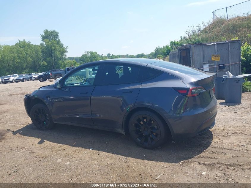 2021 TESLA MODEL Y LONG RANGE - 5YJYGDEE8MF190552
