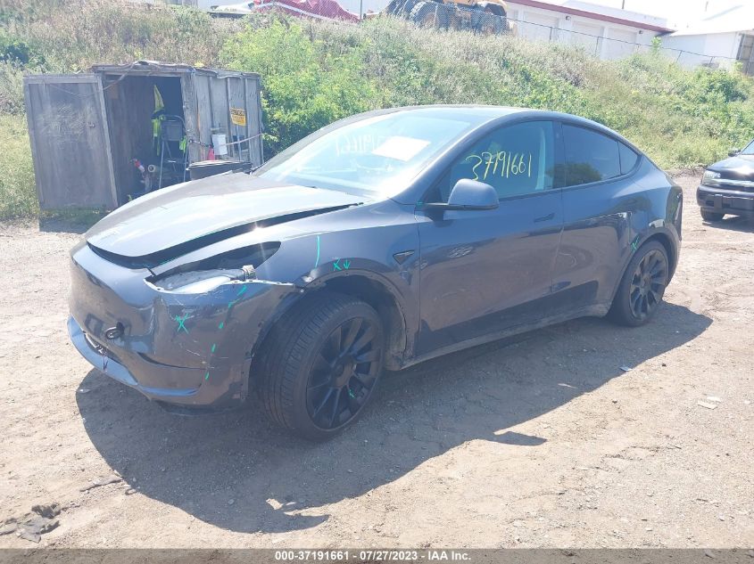 2021 TESLA MODEL Y LONG RANGE - 5YJYGDEE8MF190552